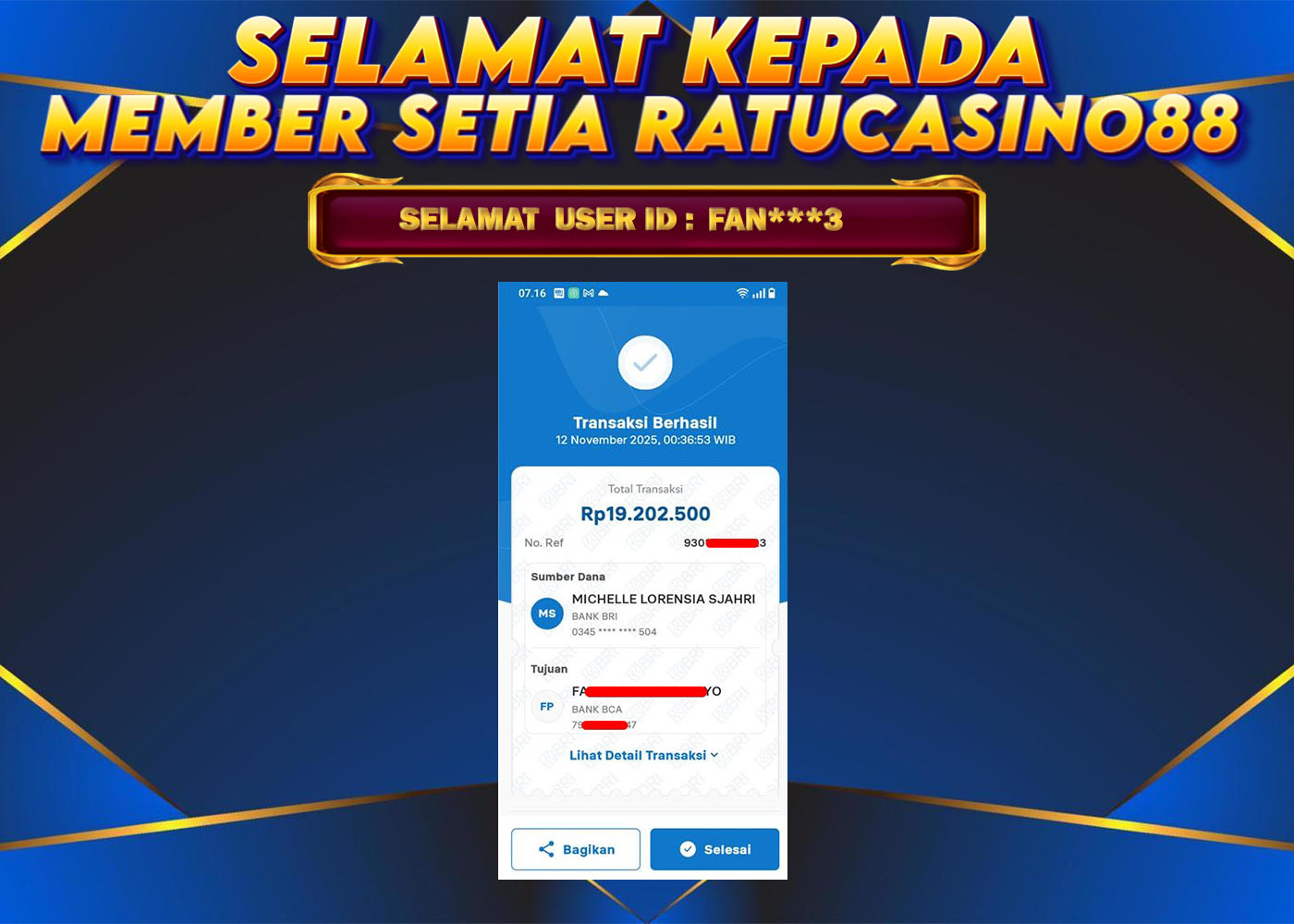 WITHDRAWAL MEMBER 119